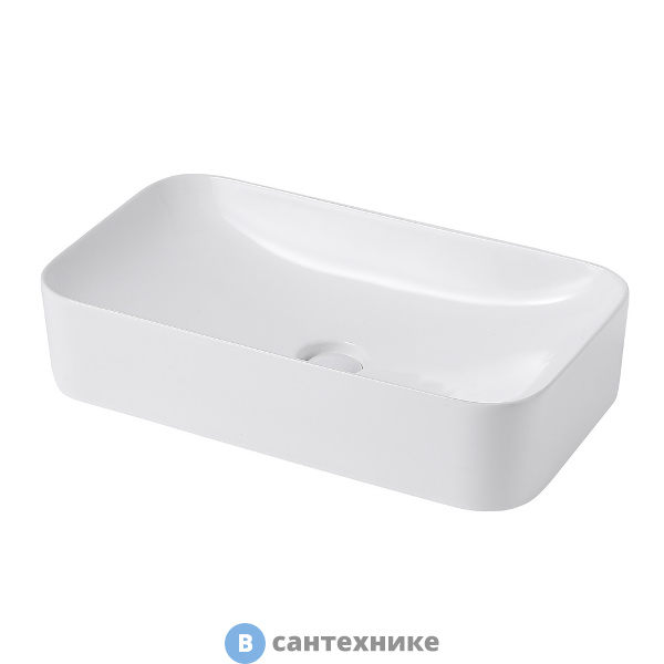 Раковина ABBER Rechteck AC2204 накладная белая