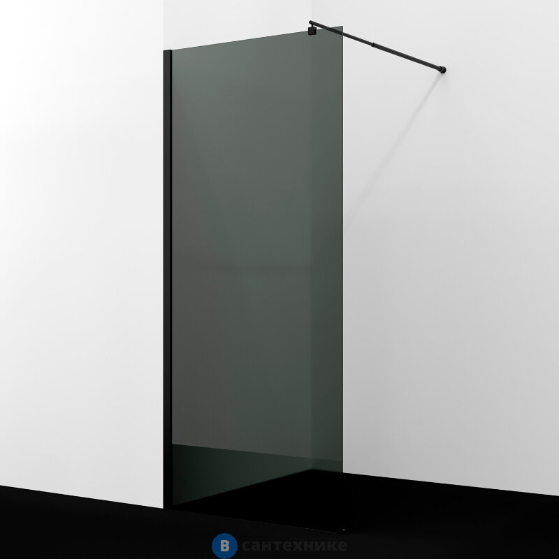 Душевая перегородка WasserKRAFT Rur 30W46MB-TG 1100х2000 мм