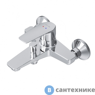 картинка Смеситель AM.PM Gem F90A10000 для ванны/душа, хром