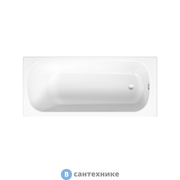 Ванна Bette Form 2020 180х80, с системой антишум, антислип SENSE, белый (2950-000 AD, AS), без ножек и сифона