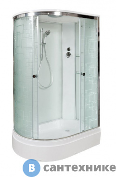 картинка Душевая кабина Deto ЕМ2712 R стандартная (120х80х220 см)