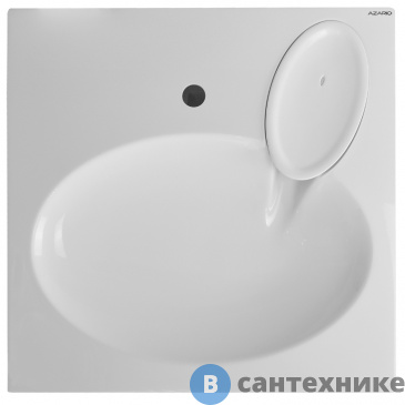 картинка Раковина AZARIO Elegance NEW (600*600*100)+ сифон (CS00086606)
