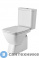 картинка Унитаз-компакт Santek НЕО 1.WH30.2.470 дюропластовое тонкое сиденье с микр., горизонт. выпуск (белый)