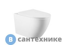 Унитаз подвесной Art & MAX ROMANTIC безободковый с креплением, AM213CHR