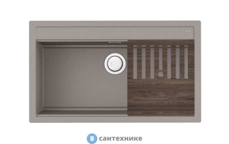 Кухонная мойка OMOIKIRI Kitagawa 86-LB-GR grey (4993796)