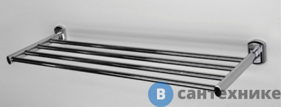 картинка Полка для полотенец WasserKRAFT Oder K-3011 металл, хромоникелевое покрытие