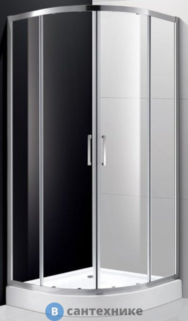 Душевой уголок Cezares MOLVENO-R-2-80-C-Cr-IV (800x800x1900) без поддона