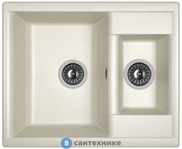 Кухонная мойка Dr. Gans Астра 620 К, белый СМс (25.065.D0620.401)