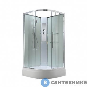 картинка Душевая кабина AvaCan EM3010NT без крыши прозрачная (EM3010NT)