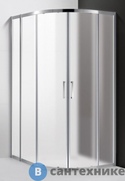 картинка Душевой уголок Cezares MOLVENO-RH-2-110/90-P-Cr без поддона
