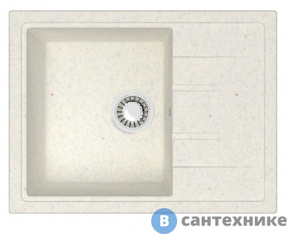 картинка Кухонная мойка AZARIO Vision (750x505x218) хлопок, сифон + герметик (CS00079703)