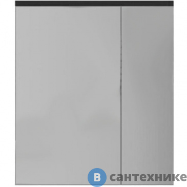картинка Зеркальный шкаф Roca RONDA 70 ZRU9302969 подсветка, стекл,полоч/70x14,5 x78/ (белый глянец/серый матовый)