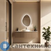 Зеркало ABBER Teil AG6502S с подсветкой, бесконтактный выключатель, диммер