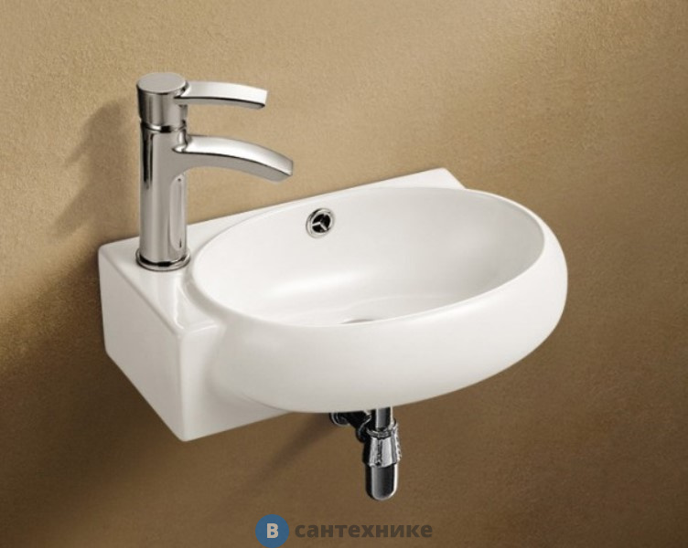 Раковина WELTWASSER AISBACH 5011L подвесная (430х290х140)