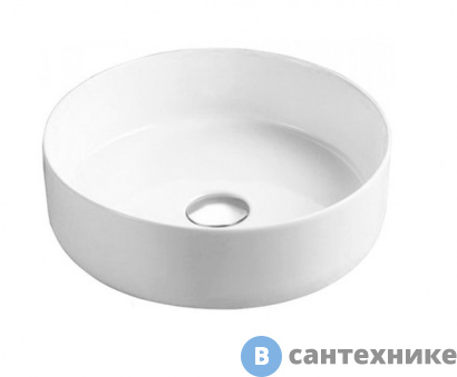 картинка Раковина AZARIO AZ-3134 накладная глянец (бел) 355*355*120 мм