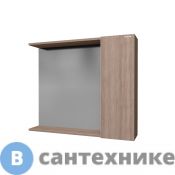 Шкаф-зеркало Grossman ЮНИТ-80 см, универсал. кадена вуд (208011)