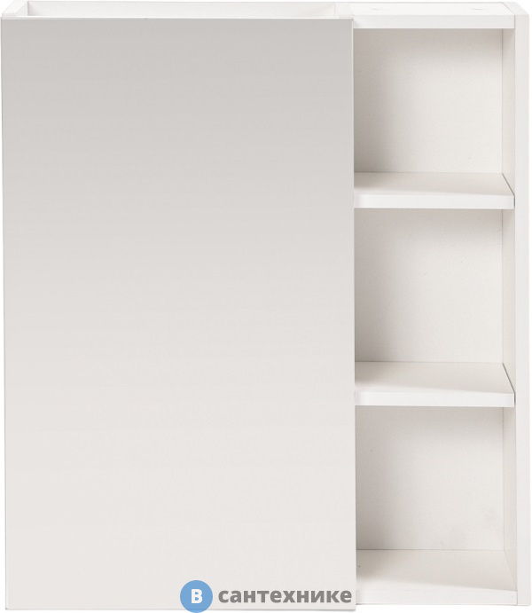 Шкаф зеркальный Orange Sistema ST-60ZSW универсальный, белый