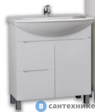 картинка Тумба под раковину М-Классик Диана 60 ЛН (Лагуна 650) (6685mkt)