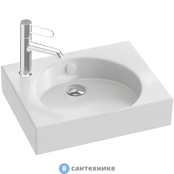 Рукомойник Jacob Delafon EGN112-00 ODEON RG 45 см, с отверстием под смеситель, белый