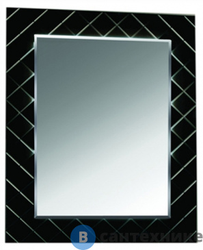 картинка Зеркало Акватон Венеция 75 чёрное (1A151102VNL20)