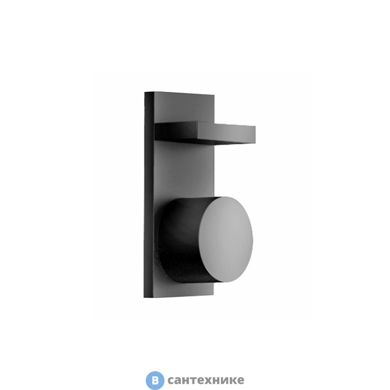 Смеситель Fantini AK/25 Встраиваемый для душа (наружная часть), Matt Gun Metal PVD (48P5T085B), без внутренней части