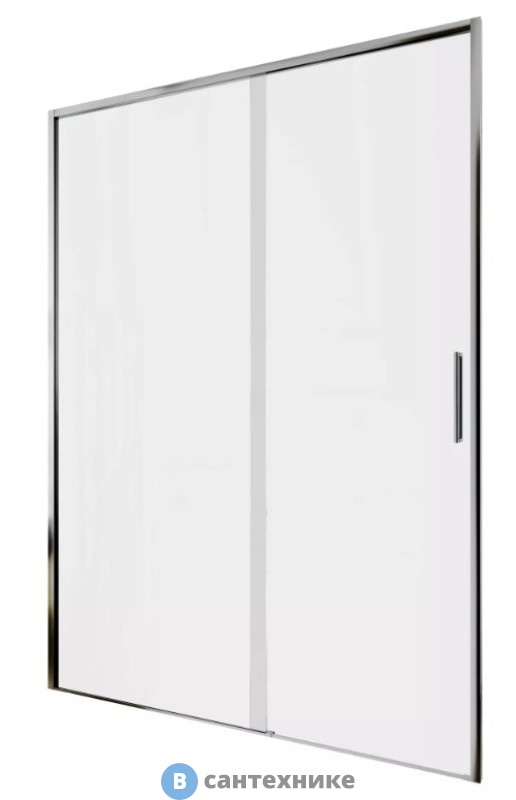 Душевая дверь Aquanet Pleasure Evo 140 AE65-N140-CT профиль хром, прозрачное стекло (312540)