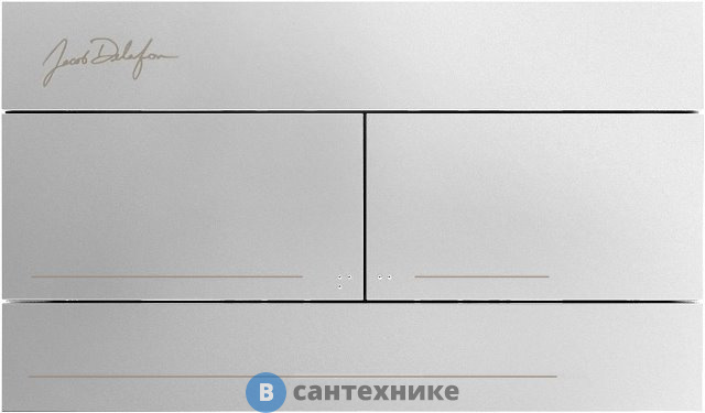 Панель для двойного смыва Jacob Delafon E4316-CP для Е4311, Е4312, Е4313, Е4315 (хром)