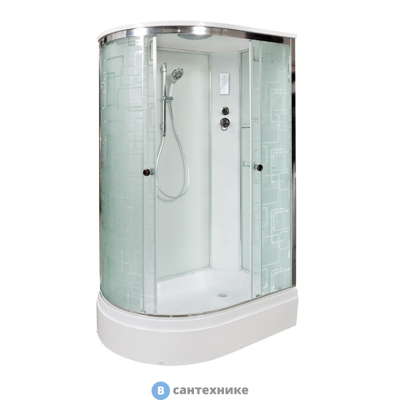 Душевая кабина DTO EM2712R с электрикой