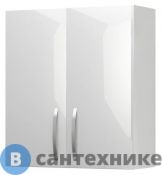 Шкаф De Aqua Трио Люкс подвесной Белый (185075)