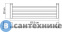 картинка Полка для полотенец WasserKRAFT Leine K-5011 металл, хромоникелевое покрытие