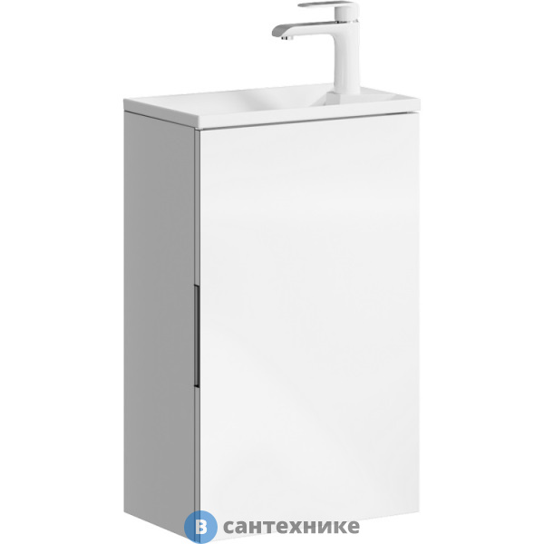 Тумба под раковину Aqwella ACCENT 42 ACC0104W (подвесная, белый)
