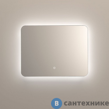 картинка Зеркало Vincea VLM-3BE800 800х600 c сенсорным выключателем и диммером