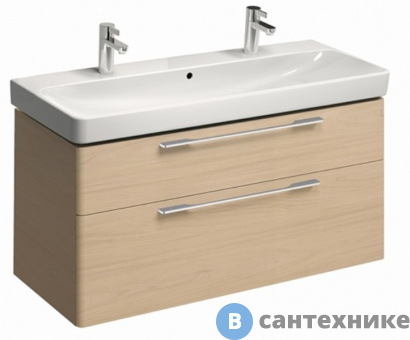 картинка Тумба под раковину Keramag SMYLE 805123000 /116,8х62,5х46,1/ (светлый вяз)