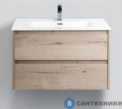 картинка Тумба под раковину BelBagno 71 см KRAFT-700-2C-SO-RGB подвесная с двумя выкатными ящиками, Rovere Galifax