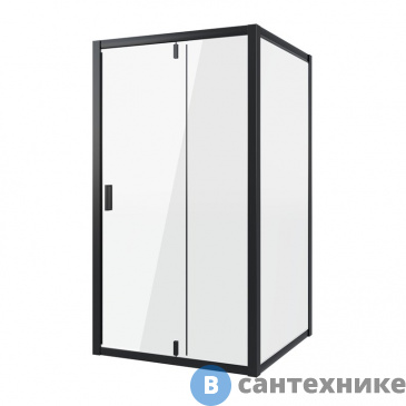 картинка Душевое ограждение Niagara NG-83-11AB-A100B (110*100*195) прямоугольник, дверь распашная, без поддона