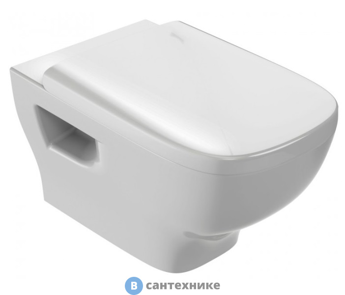 Унитаз подвесной Jacob Delafon STRUKTURA EDE102-00 безободковый /54х34/ (белый)