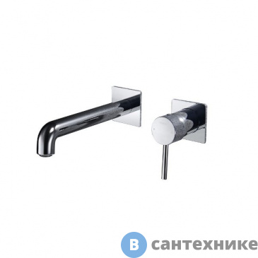 картинка Смеситель Black&White U7620D для раковины встраиваемая, с внутренней частью