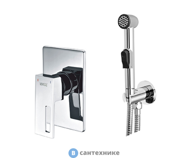 Встраиваемый комплект WasserKRAFT A01557 для биде со шлангом 120 см