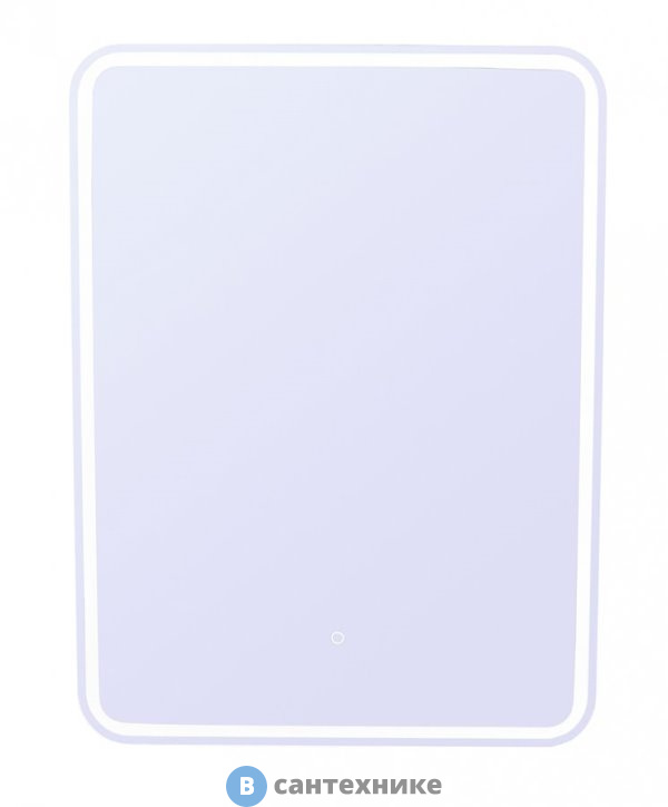 Зеркало-шкаф Style line Каре 50*80 с подсветкой, сенсор на зеркале (2000949236445)