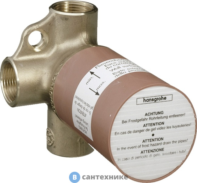 Скрытая часть Hansgrohe 15981180 вентиля Trio Universa