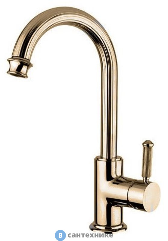 Смеситель Cezares OLIMP-LSM2-02-L на раковину однорычажный с донным клапаном, бронза