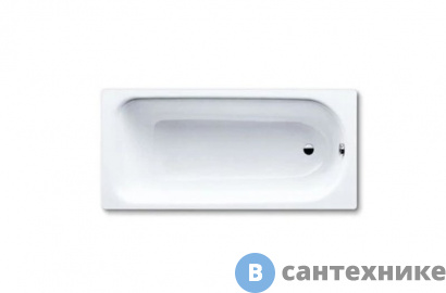 картинка Ванна стальная Kaldewei Saniform Plus 362-1 160х70 белый (111700010001), без ножек