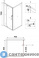 картинка Душевое ограждение Niagara NG-83-8AB-A90B (80*90*190) прямоугольник, дверь распашная, без поддона