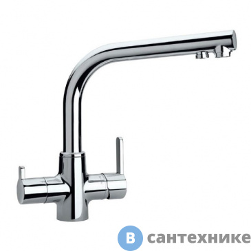 картинка Смеситель Paini 92CR6433VEB90DAKM Arena для кухни, на 3 воды, хром