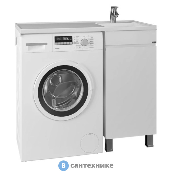 Тумба под раковину СанТа Марс-38 1 дверь, напольная без ручек, (ум. Лидер 1000) (700221)