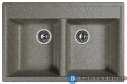 картинка Кухонная мойка Dr. Gans Астра 780, чёрный СМс (25.060.E0780.407)