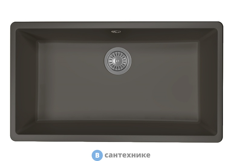 Кухонная мойка FLORENTINA Вега 700, антрацит FSm (22.435.E0700.302)