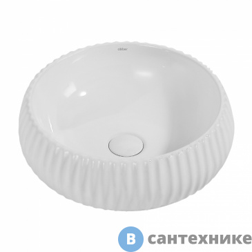 картинка Раковина ABBER Bequem AC2115 белая накладная