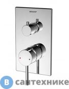 Смеситель Bravat Arc P69193C-ENG встраиваемый, хром