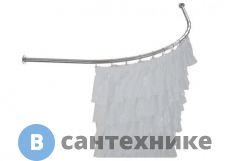 Карниз для ванны дуга нерж.ст. (Aquanet Graciosa 1500*900) (176891)
